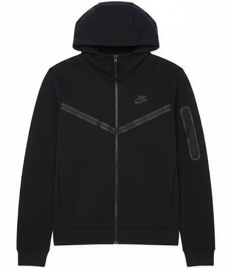 Black Tech fleece hoodie