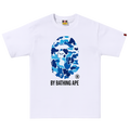 ABC TEE WHITE - BLUE