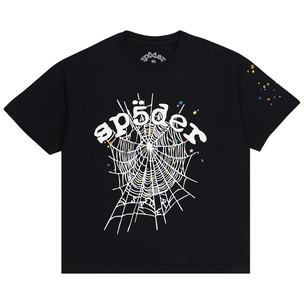 Sp5der Black Tee
